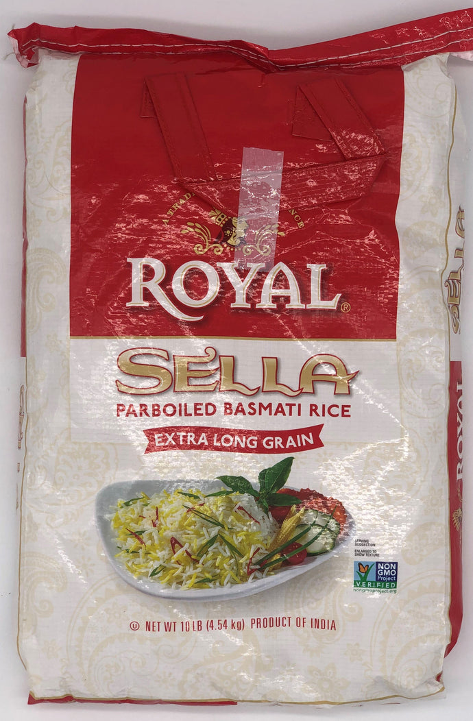 Royal Sella Parboiled Basmati Rice 10 Lb