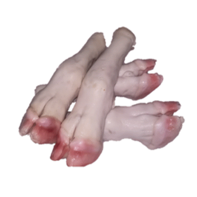 Frozen Lamb/Goat Feet with skin (Pack of 2)