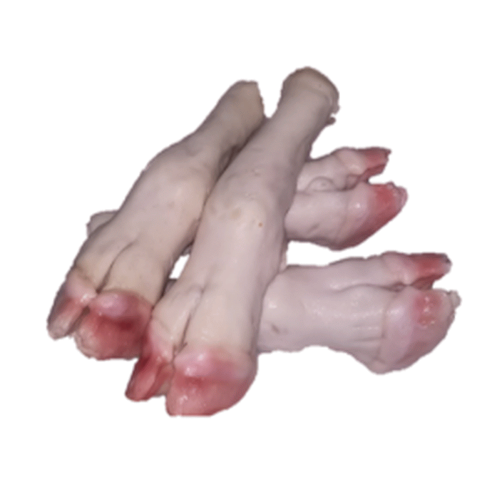 Frozen Lamb/Goat Feet with skin (Pack of 2)